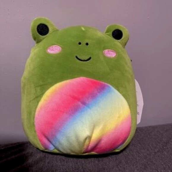 Squishmallow Doxl the Frog 7.5in Ultrasoft Plush Toy, Official Kellytoy - Picture 1 of 4